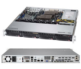 Supermicro CSE-813MFTQC-505CB computerbehuizing Rack Zwart 500 W (CSE-813MFTQC-505CB) thumbnail