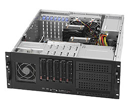 Supermicro SuperChassis 842TQC-668B Rack Zwart, Grijs 668 W (CSE-842TQC-668B) thumbnail