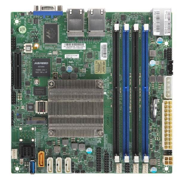 Supermicro A2SDI-4C-HLN4F mini ITX (MBD-A2SDI-4C-HLN4F-B) thumbnail