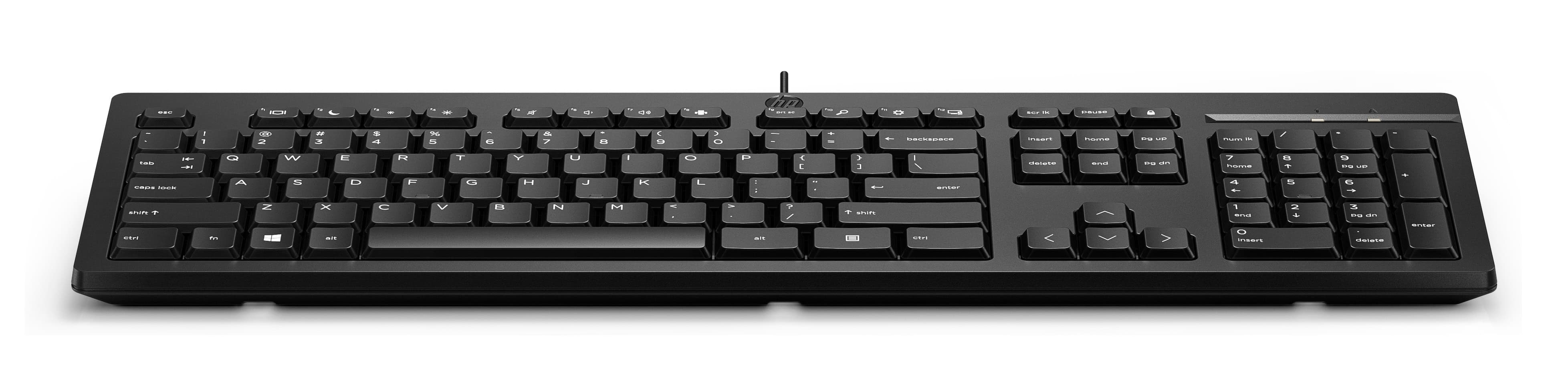 HP 125 toetsenbord met kabel (266C9AA#ABH) thumbnail