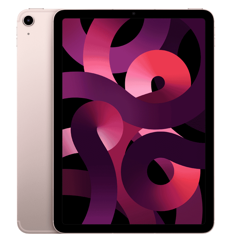 Apple IPad Air, 27.7cm (10.9inch), 2360 X 1640 Pixels, 256 GB, 8 GB, IPadOS 15, Pink (MM723KN/A) thumbnail