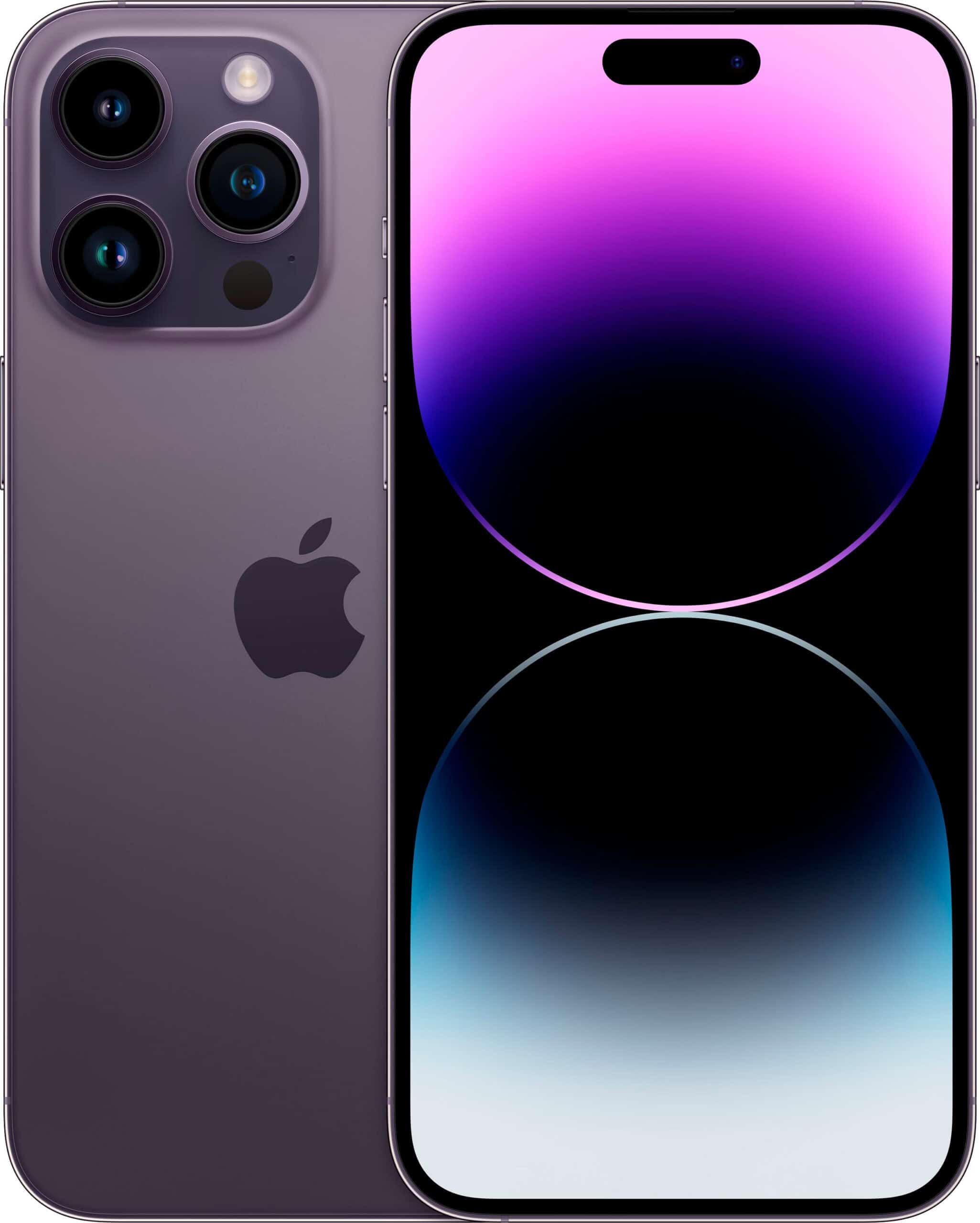 Apple iPhone 14 Pro Max 128GB Deep Purple (MQ9T3ZDA) (MQ9T3ZD/A) thumbnail