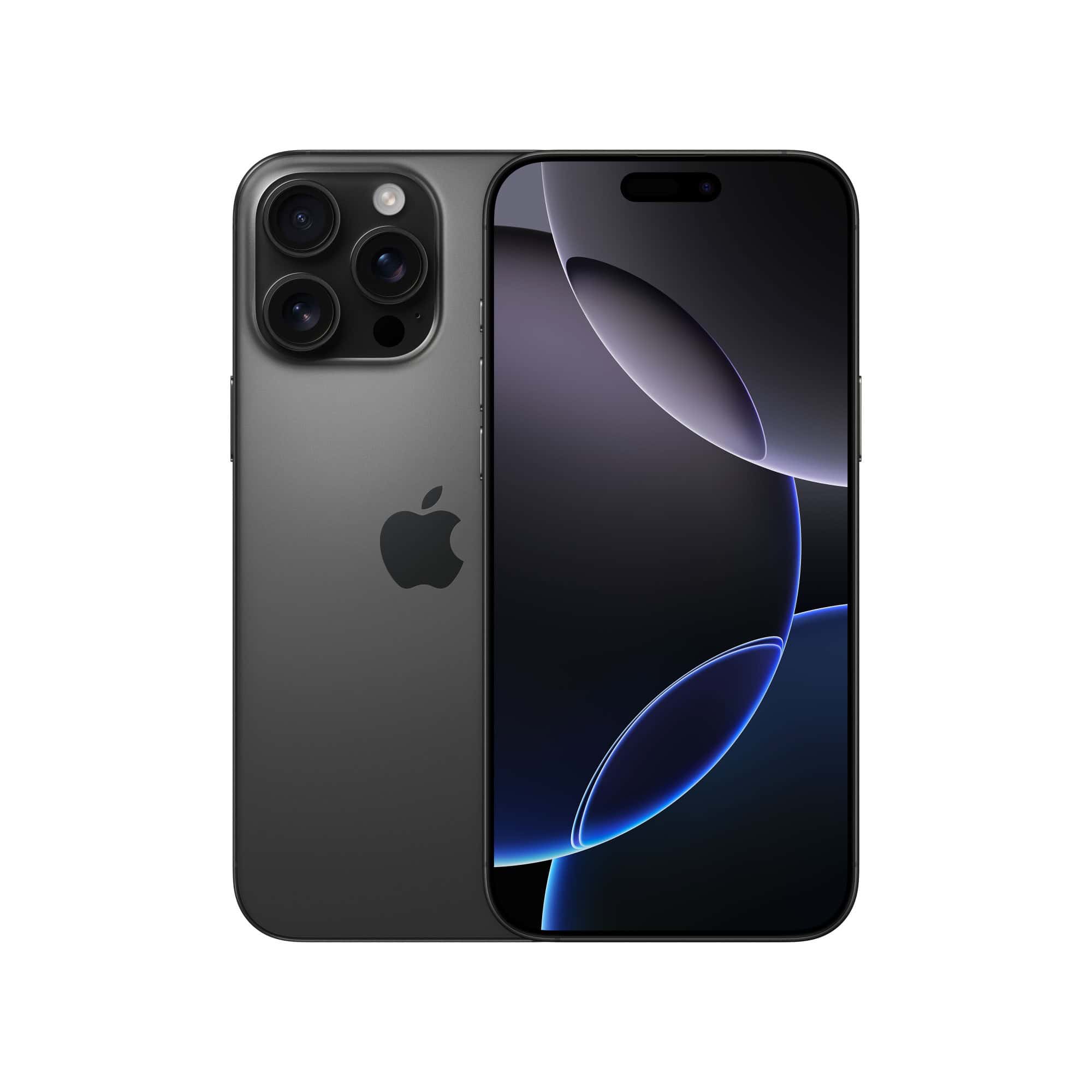 Apple iPhone 16 Pro Max 6.9 Inch 256GB - Black Titanium (MYWV3QN/A) thumbnail