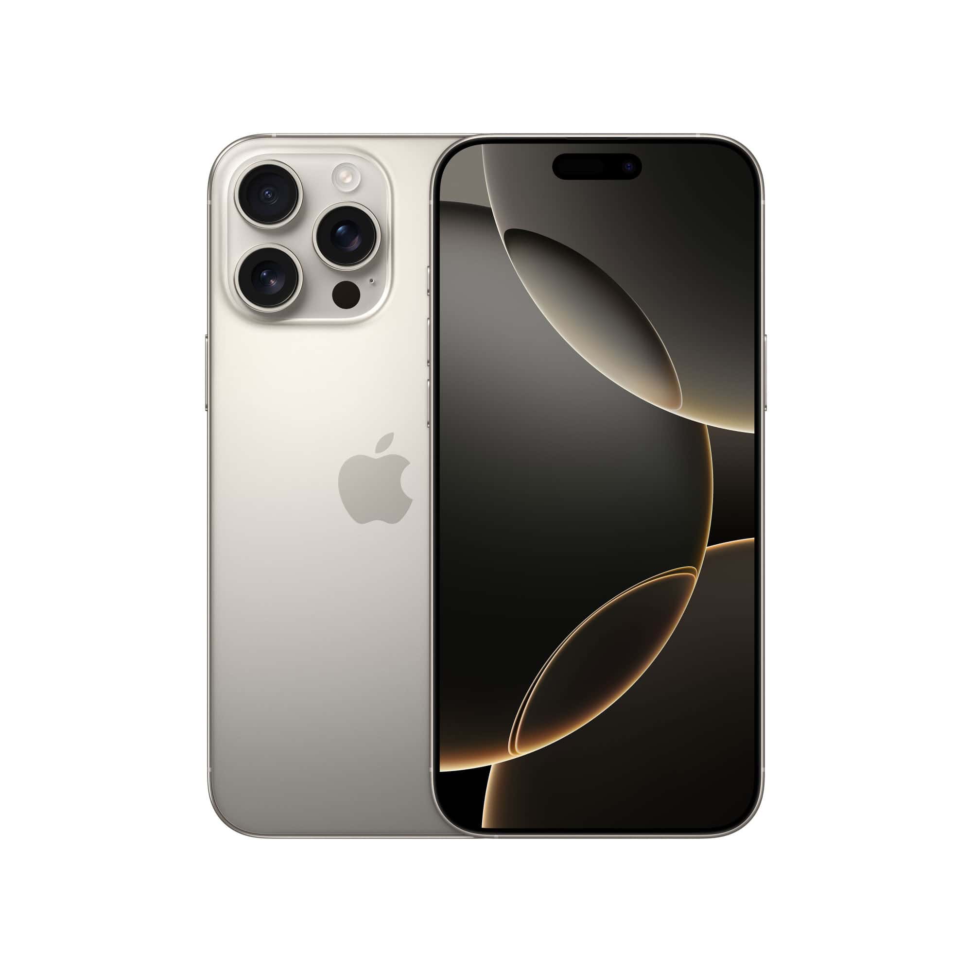 Apple iPhone 16 Pro Max 6.9 1TB Natural Titanium (MYX73QN/A) thumbnail