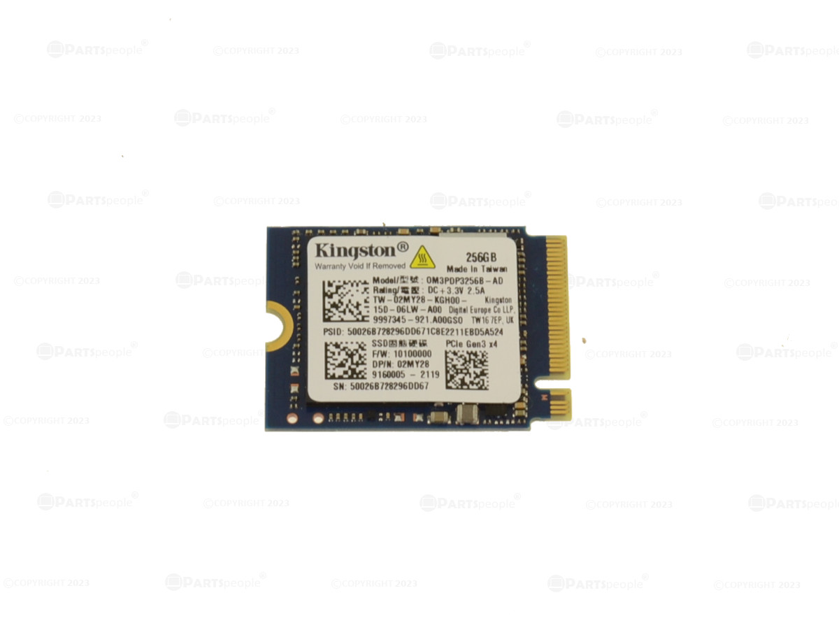 Dell 256GB M.2 2230 NVMe (2MY28-RFB) thumbnail