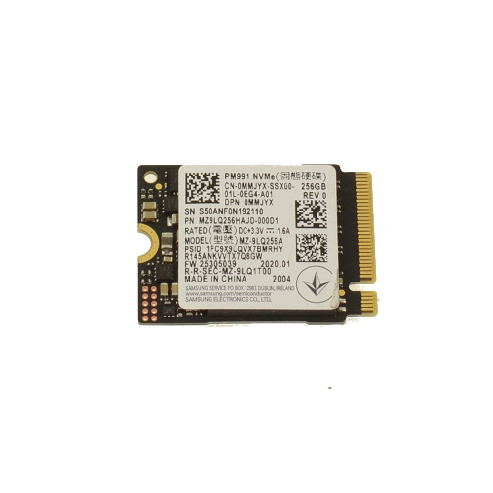 Dell 256GB M.2 2230 NVME SSD (MMJYX-RFB) thumbnail
