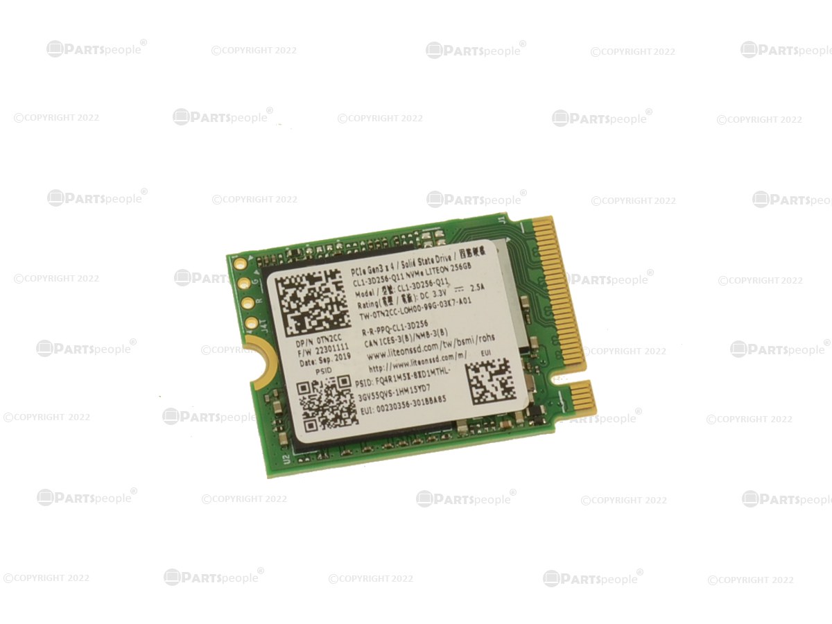 Dell 256GB, SSD, PCIe-34, M.2, (TN2CC-RFB) thumbnail