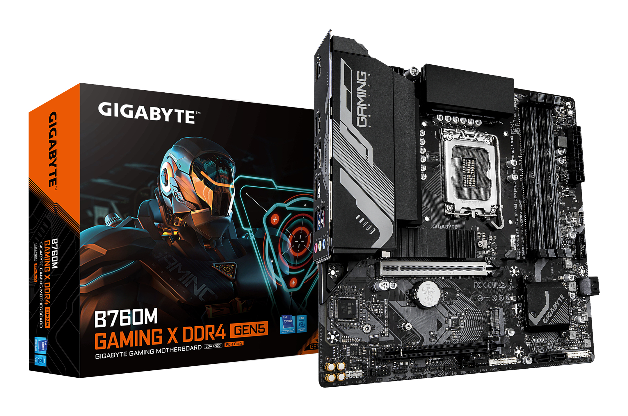 GIGABYTE B760M GAMING X DDR4 GEN5 Intel B760 LGA 1700 micro ATX (B760M G X DDR4 GEN5 G10) thumbnail