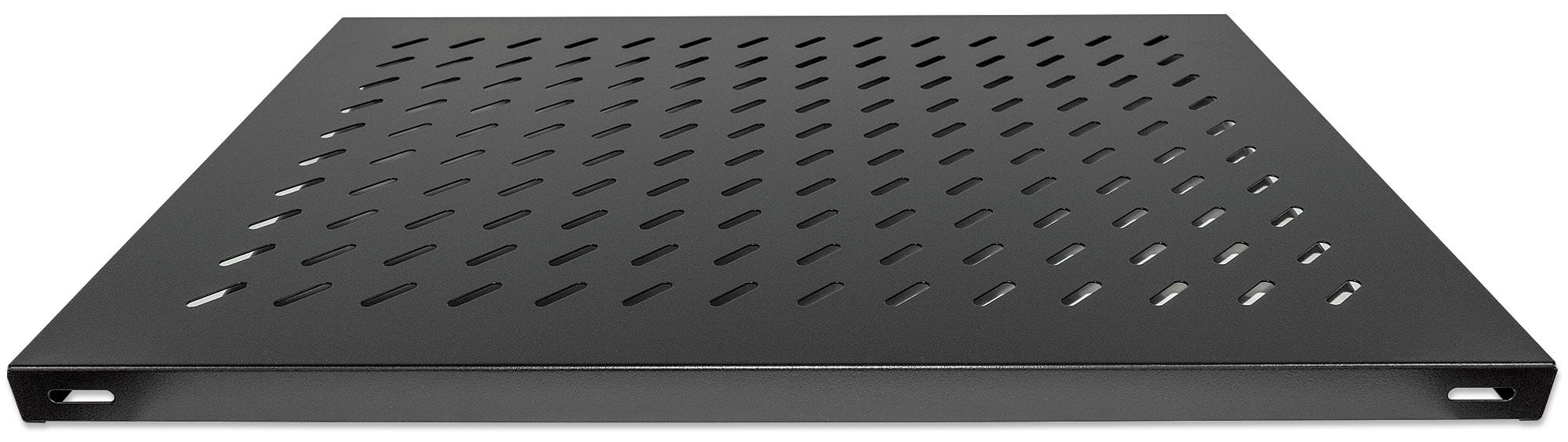 Intellinet 19" vaste plank, 1U, diepte 800 mm, zwaar uitgevoerd, max. 100 kg, zwart, 3 jaar garantie (712583) thumbnail