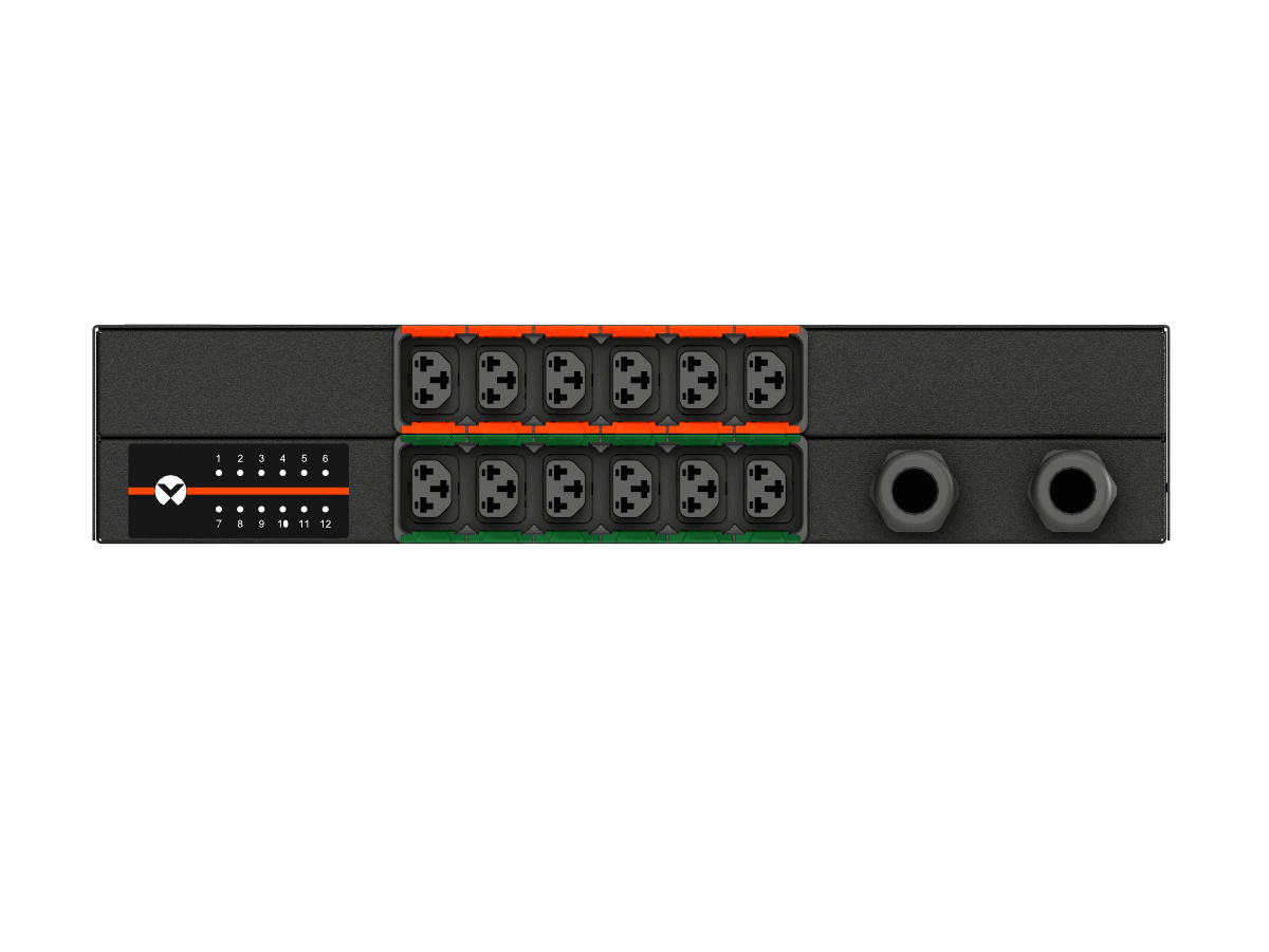 Vertiv Geist AGS5M2R6-12CF13-3PS6PS6B211-D power distribution unit (PDU) 12 AC outlet(s) 0U Black (VA5G32A0) thumbnail