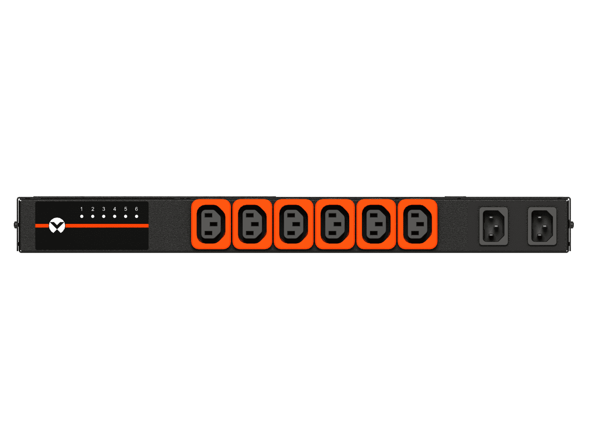 Vertiv Geist AUU5M1R5-06L137-1C14C14A900-D power distribution unit (PDU) 6 AC outlet(s) 0U Black (VA7U11A0) thumbnail