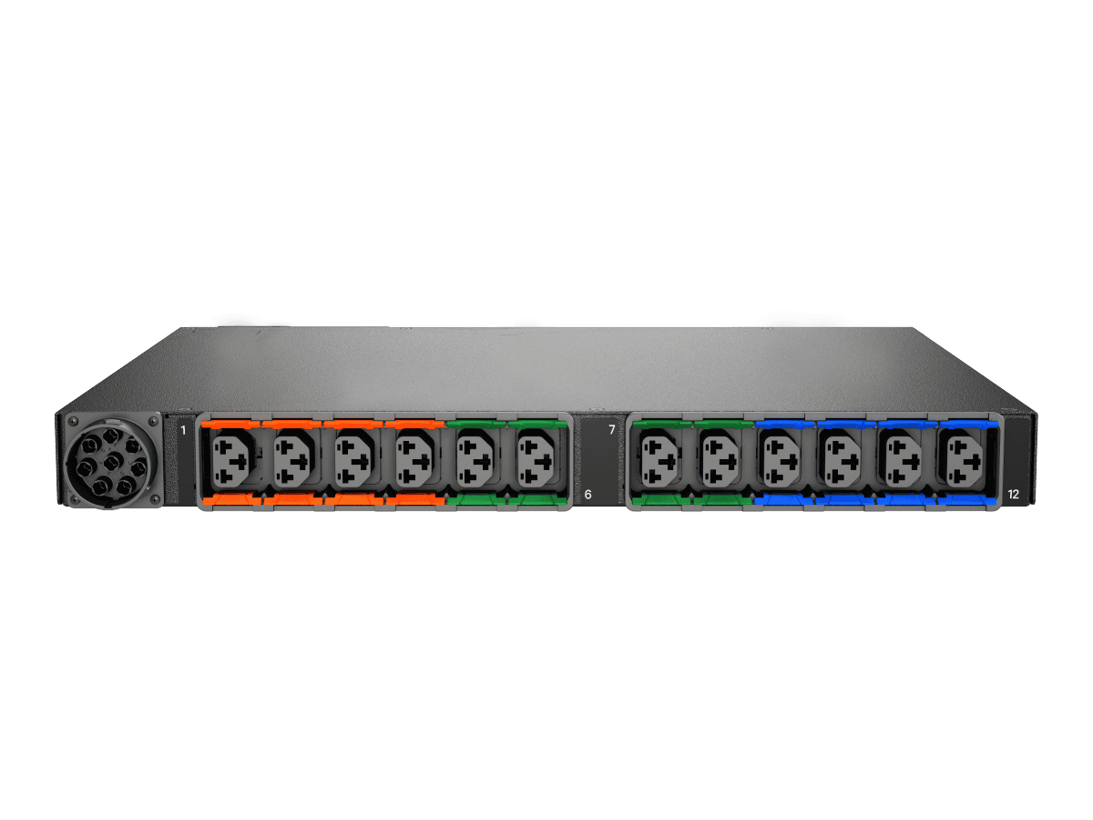 Vertiv Geist DU05M1R1-12CF17-1S02A9H00-S power distribution unit (PDU) 12 AC outlet(s) 0U Black (VP4UU1A0) thumbnail