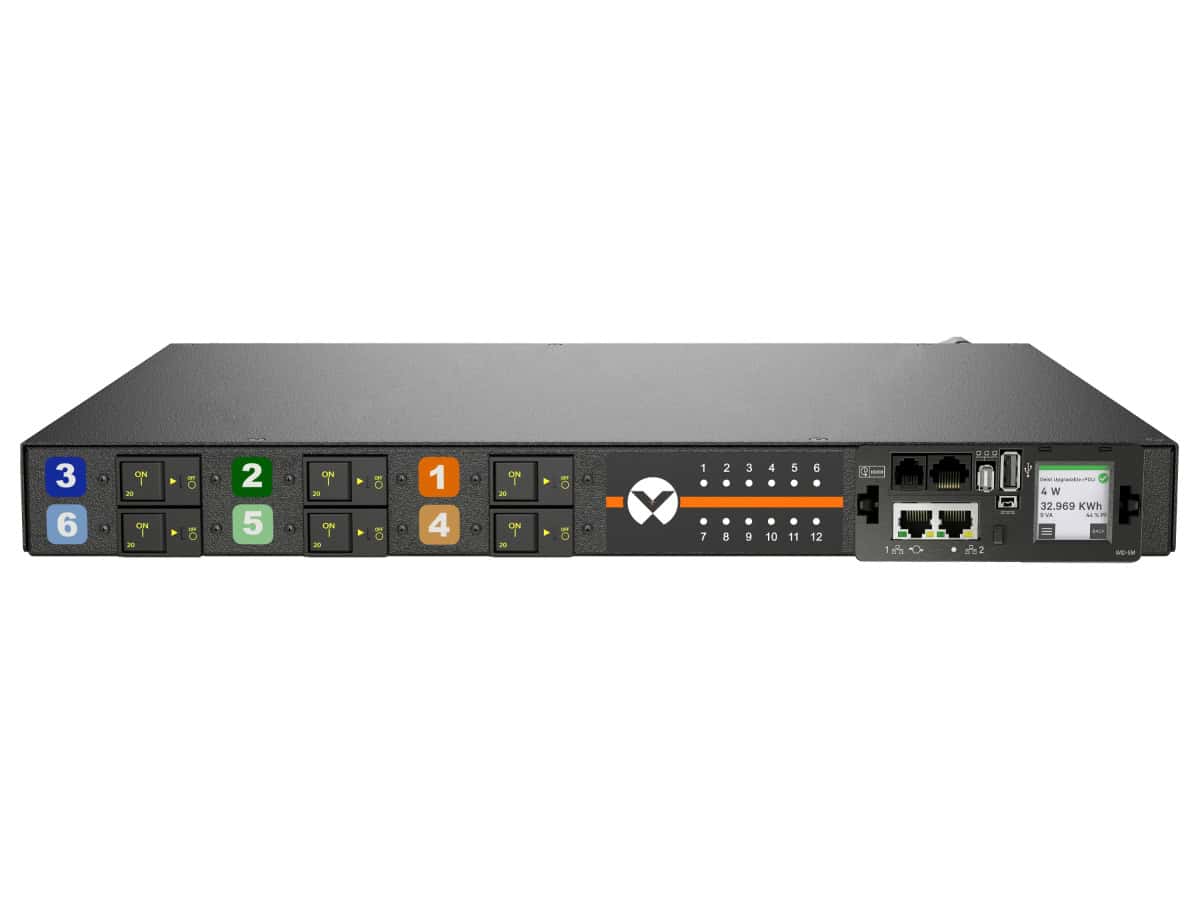 Vertiv Geist MGU5M1R6-12CF13-3PS56B2H10-S power distribution unit (PDU) 12 AC outlet(s) 0U Black (VP7G31A1) thumbnail