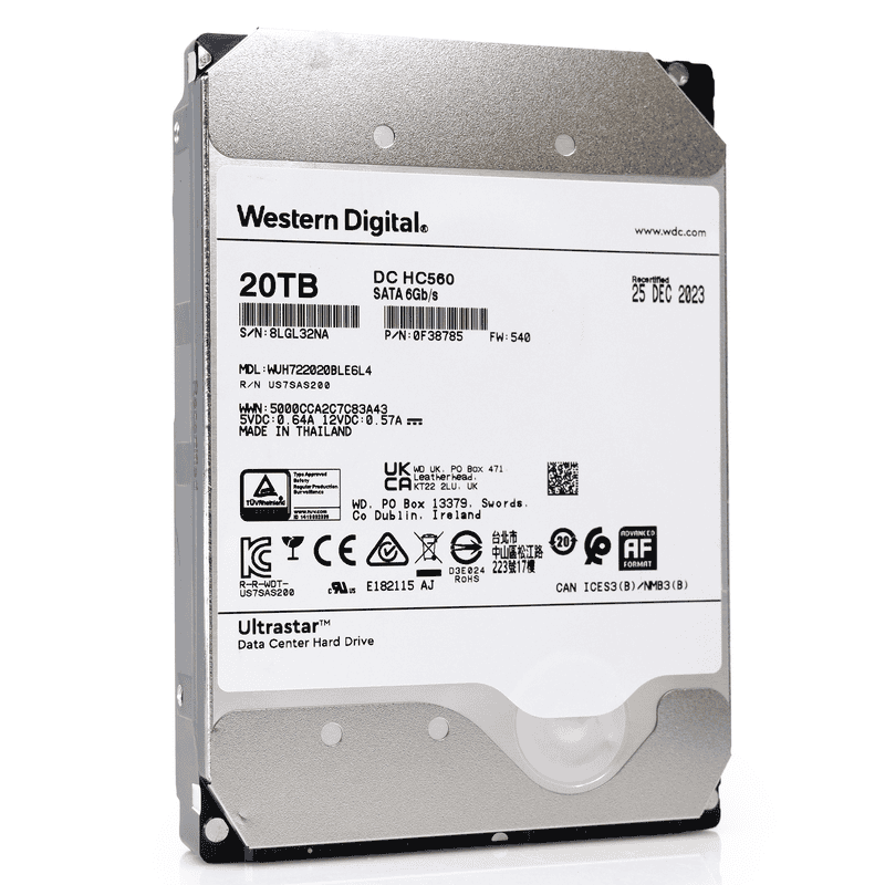 Western Digital Ultrastar DC HC560 3.5  20000 GB Serial ATA III (WUH722020BLE6L4) (WUH722020BLE6L4) thumbnail