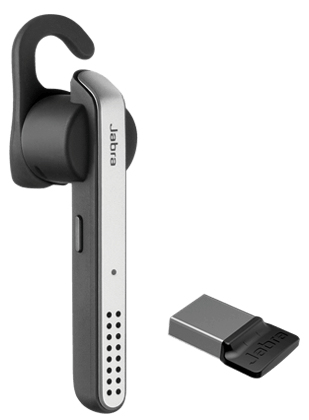 Jabra Stealth UC Headset Draadloos oorhaak, In-ear USB Type-C Bluetooth Zwart (5578-230-109) thumbnail