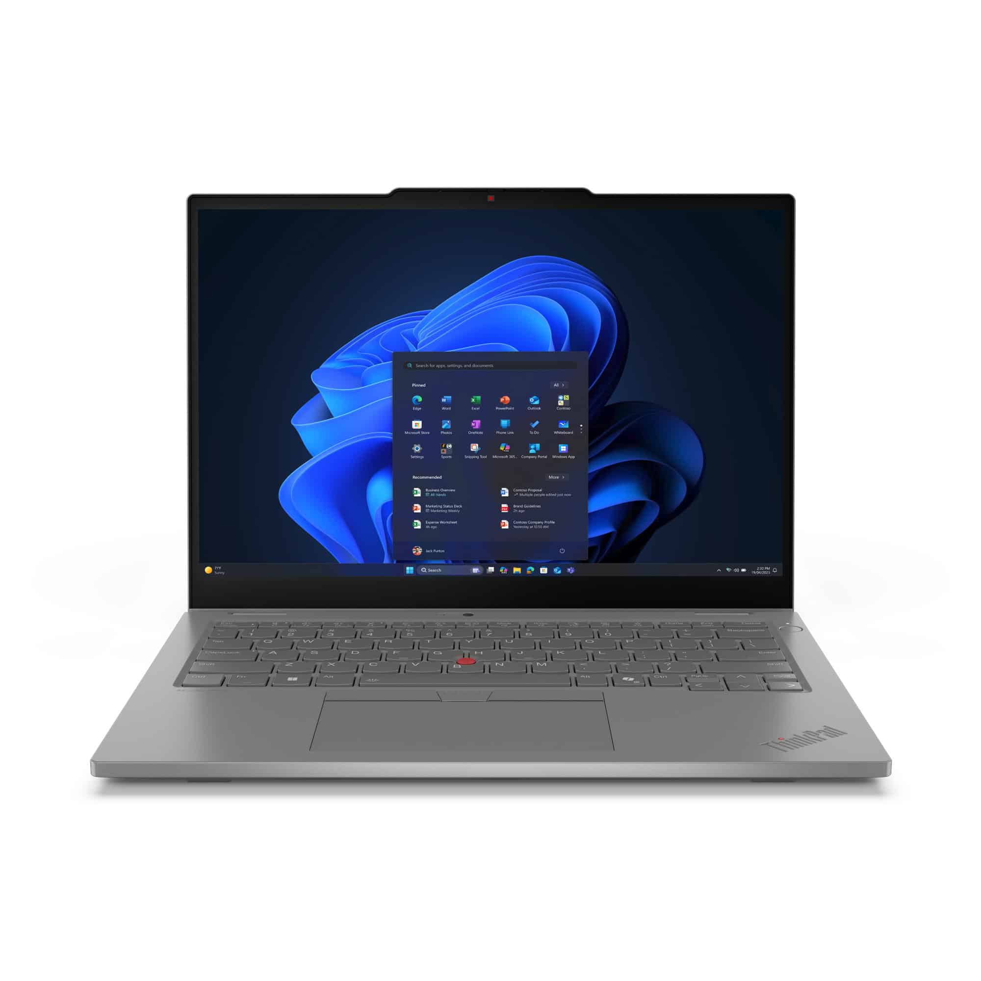 Lenovo ThinkPad L13 2-in-1 Gen 6 (Intel) Intel Core Ultra 5 225U Hybride (2-in-1) 33,8 cm (13.3") Touchscreen WUXGA 16 GB LPDDR5x-SDRAM 512 GB SSD Wi-Fi 6E (802.11ax) Windows 11 Pro Engels Grijs (21R7004MMH) thumbnail