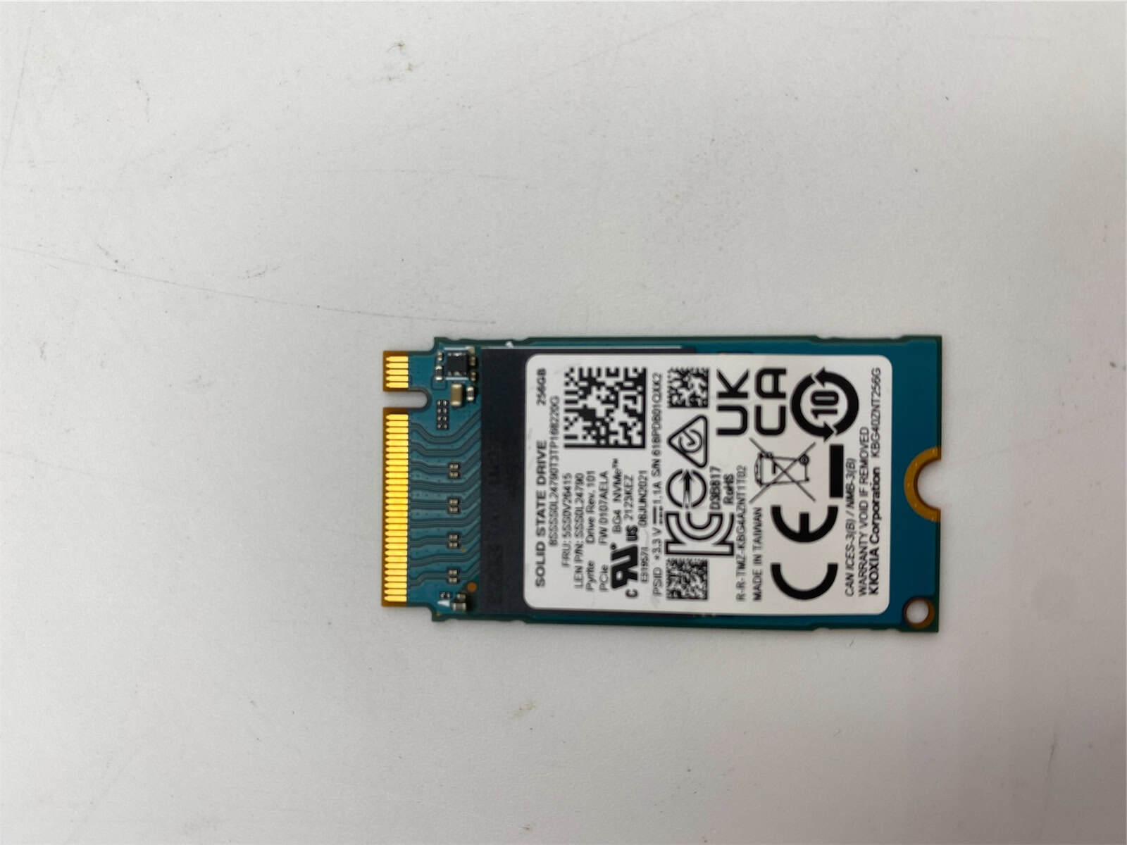 Lenovo SSD 256GB M.2PCIe 2242 (5SS0V15983) (5SS0V15983) thumbnail