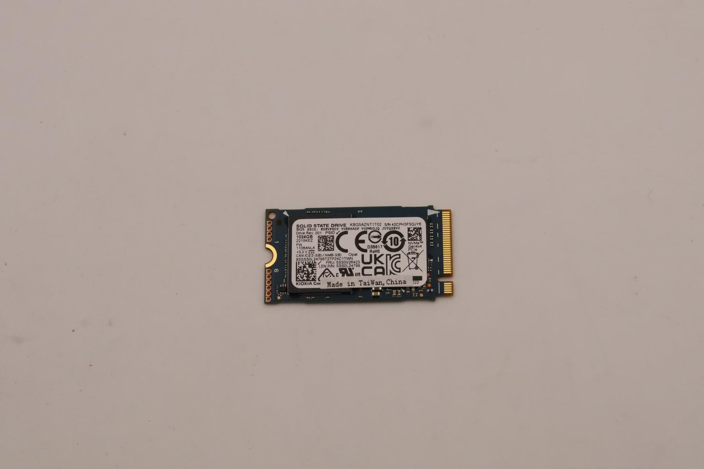 Lenovo SSD 1TB M.2 2242 PCIe4x4 STC OP (5SS0V26456) (5SS0V26456) thumbnail