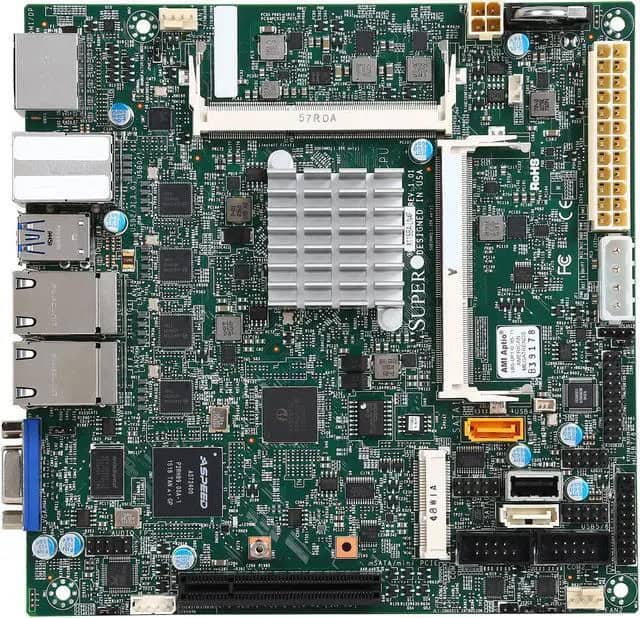 Super Micro SUPERMICRO X11SBA-LN4F - Motherboard - Intel Atom - 4 x Gigabit LAN - Onboard-Grafik (MBD-X11SBA-LN4F-B) thumbnail
