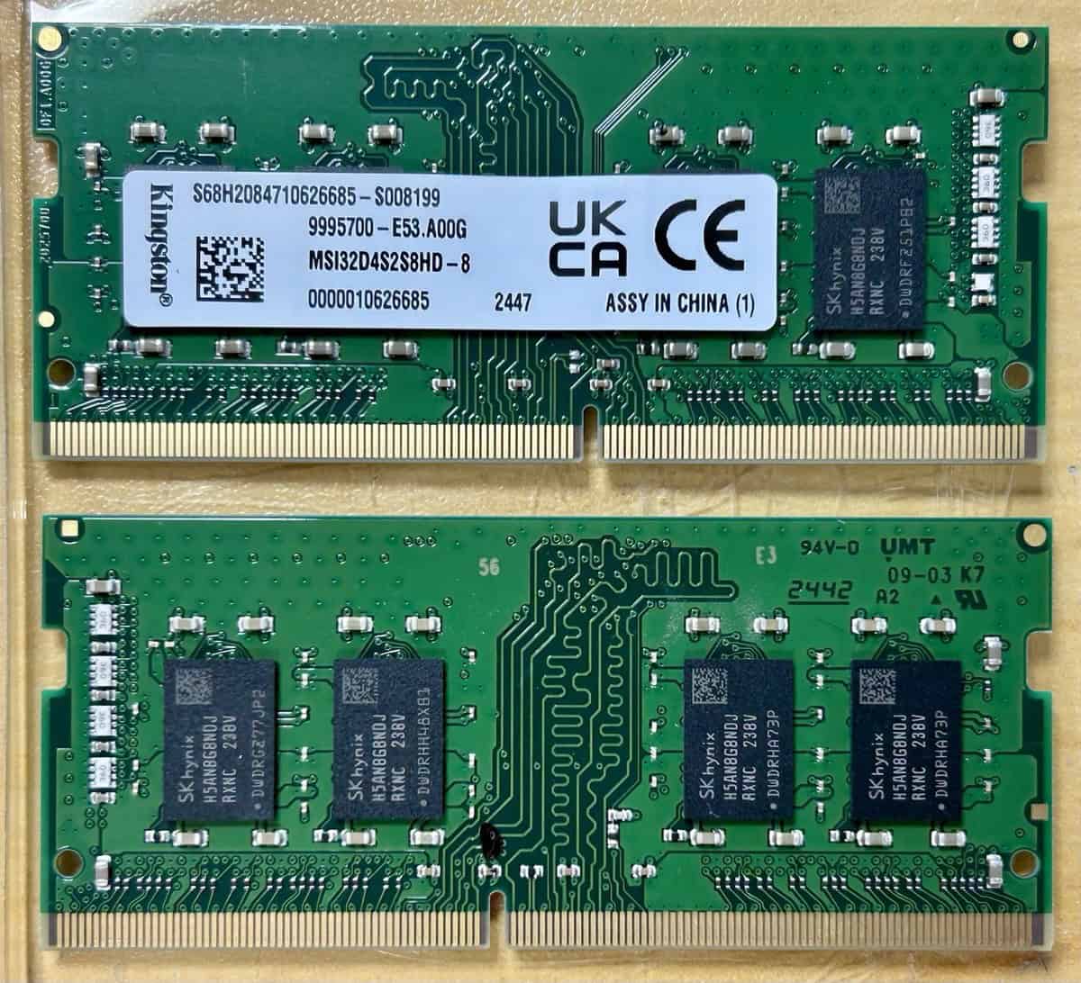 KINGSTON 8GB (1*8GB) 1RX16 PC4-25600AA-U DDR4-3200MHZ UDIMM (HP32D4U2S1MF-8) thumbnail