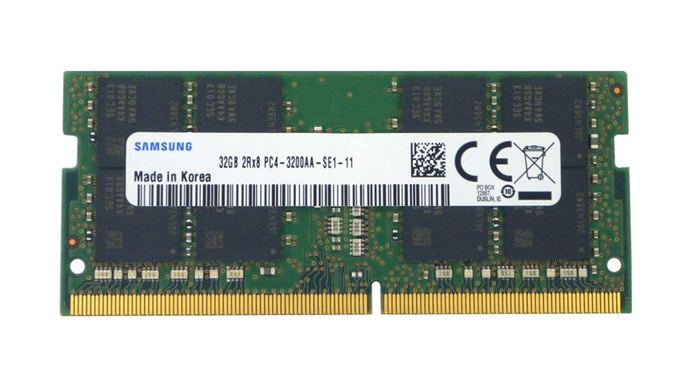 Samsung RAM SO-DIMM DDR4 32GB / PC3200 /UB/ Samsung (M471A4G43CB1-CWE) thumbnail
