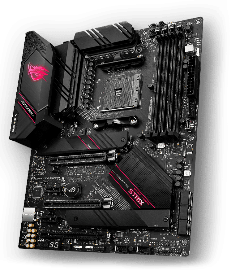 ASUS Motherboard AMD B550 SAM4 ATX DDR4 Memory (ROGSTRIXB550-FGAMING) thumbnail