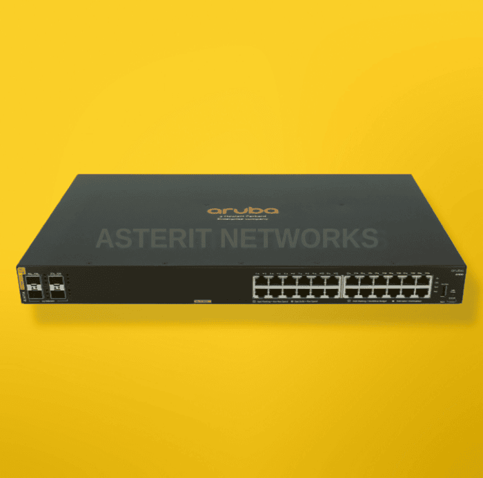 HPE Networking Aruba 6100 24G CL4 PoE 4SFP+ Switch (Open Box) (JL677A-OB) thumbnail