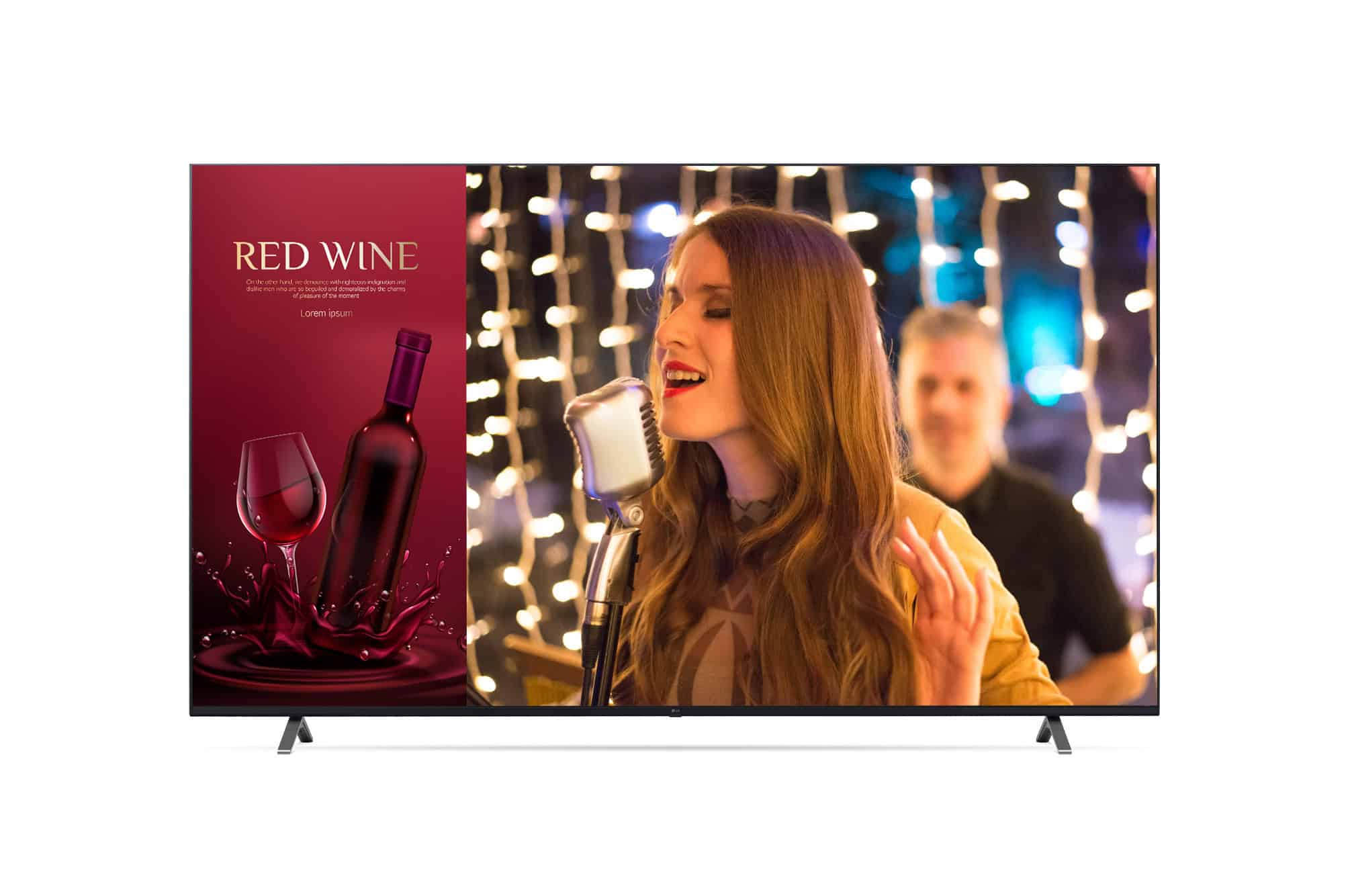 LG 86UN640S Digitale signage flatscreen 2,18 m (86") LCD Wifi 330 cd/m² 4K Ultra HD Blauw WebOS (86UN640S) thumbnail