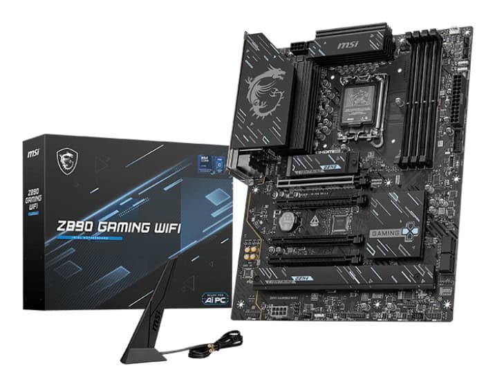 MSI Z890 GAMING WIFI moederbord Intel Z890 LGA 1851 (Socket V1) ATX (Z890 GAMING WIFI) thumbnail