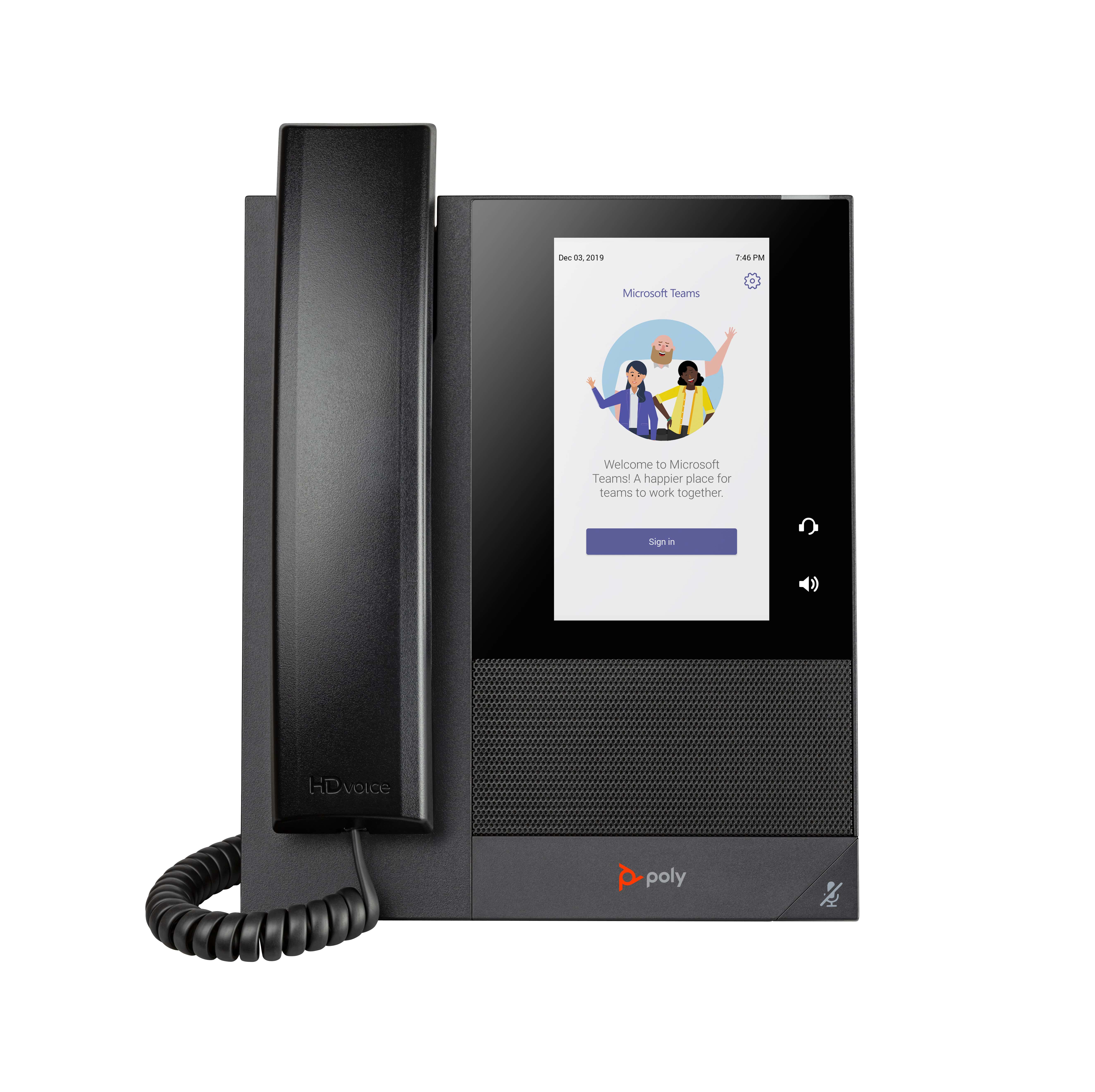 HP Poly CCX 400 Business Media Phone voor Microsoft Teams met PoE-ondersteuning (848Z8AA) thumbnail