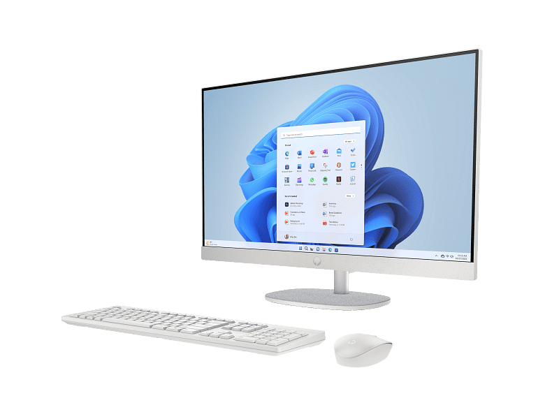 HP 27-cr0000na AMD Ryzen 7 7730U 16GB RAM 512GB SSD 27  Windows 11 Home All-in-One PC - White - BM5L9EA#ABU (BM5L9EA) thumbnail