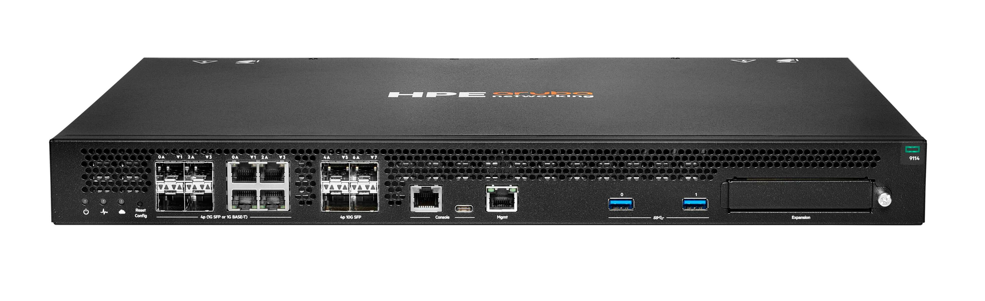 HPE ANW 9114DC 4xSFP+ 4xCombo 1xExp Slot Hybrid Gateway (R9M46A) thumbnail