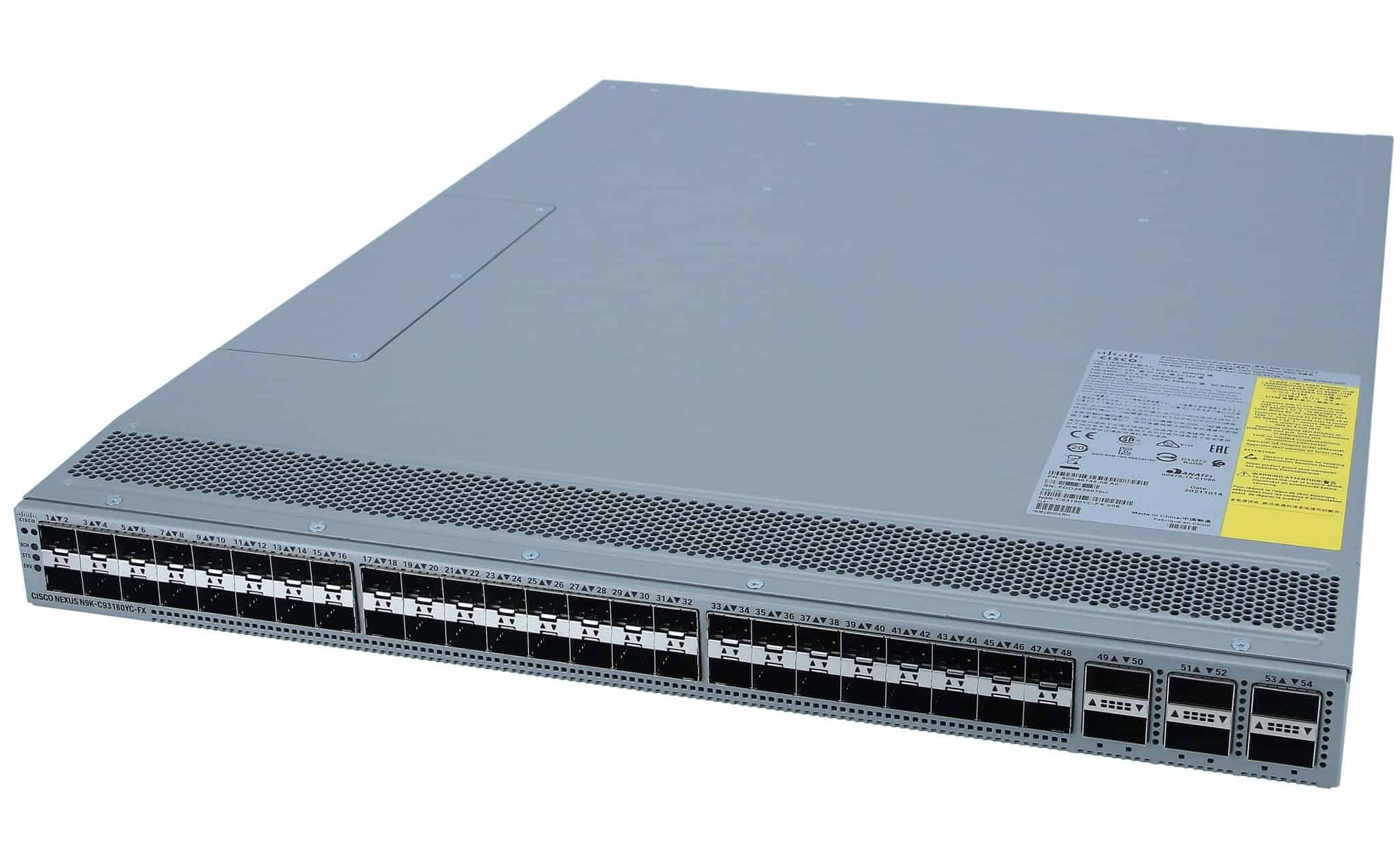 Cisco Nexus 93180Yc-Fx 10G Ethernet (N9K-C93180YC-FX-RFB) thumbnail