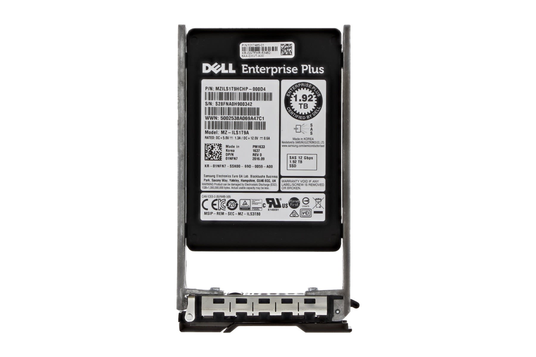 Dell COMPELLENT ENTERPRISE 1.92TB (1NFN7-CLE-RFB) thumbnail