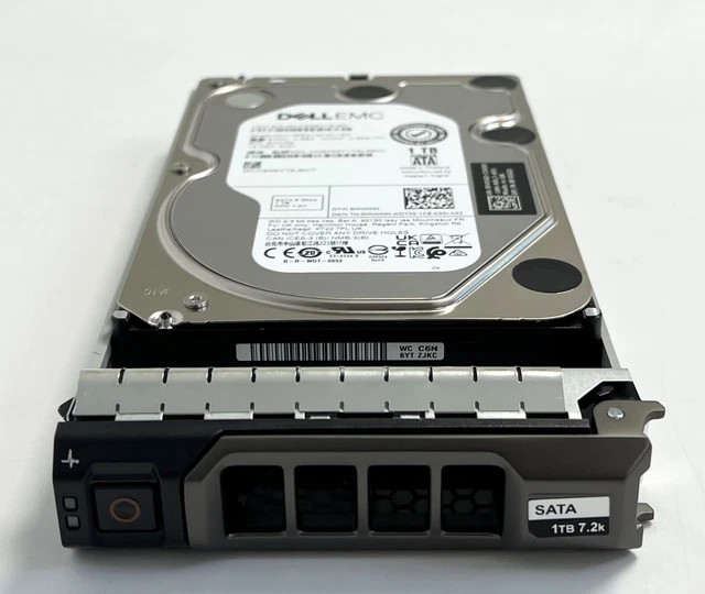 Dell 1TB 7.2K 6G 3.5INCH SATA HDD (G1XNT-RFB) thumbnail