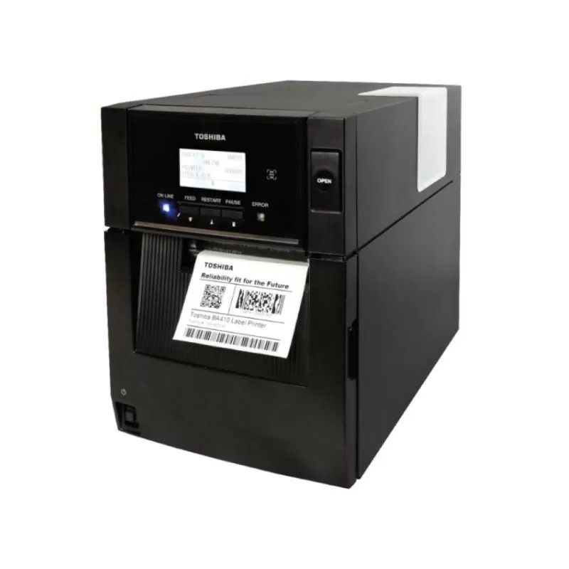 Toshiba BX410T-GS02-QM-S, Thermodir/trans.drucker, 203dpi, USB-, LAN Port, Color Display, Near Edge, A-BRID Betriebssystem (1822 (18221169006) thumbnail