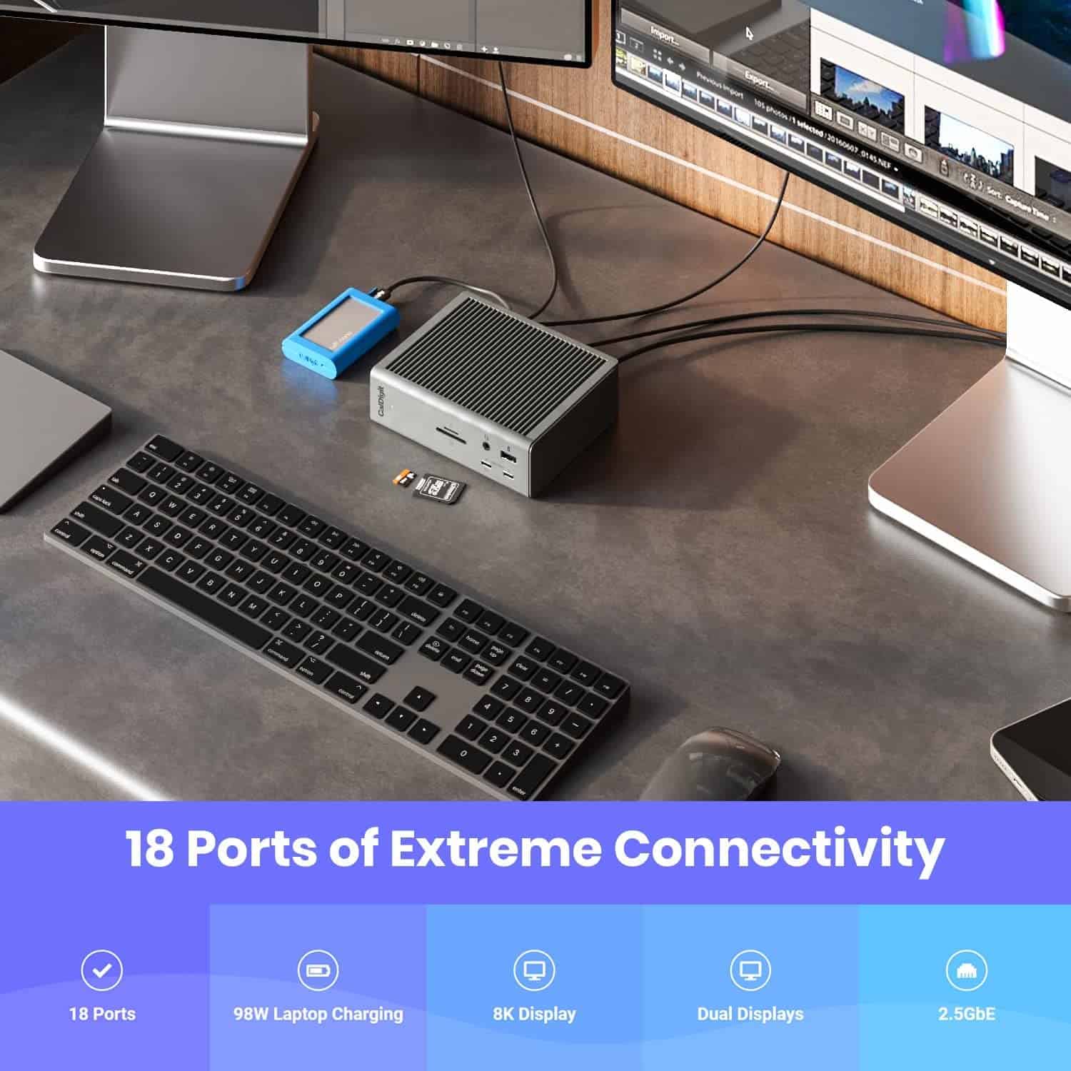 CalDigit TS4 Thunderbolt Station 4 Plus Space Grey (500968) thumbnail