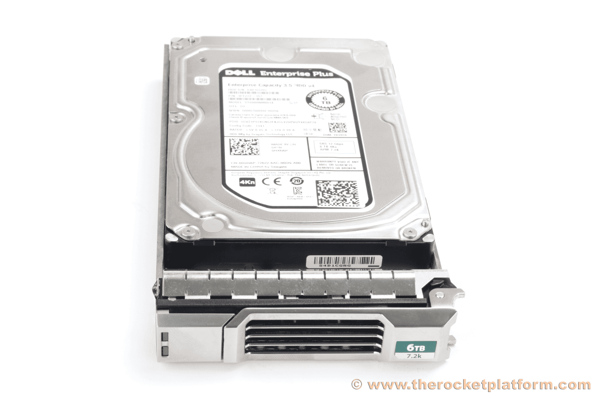 Dell EQUALLOGIC 6TB 7.2K 12G 4K (HXN6P-EQ-RFB) thumbnail