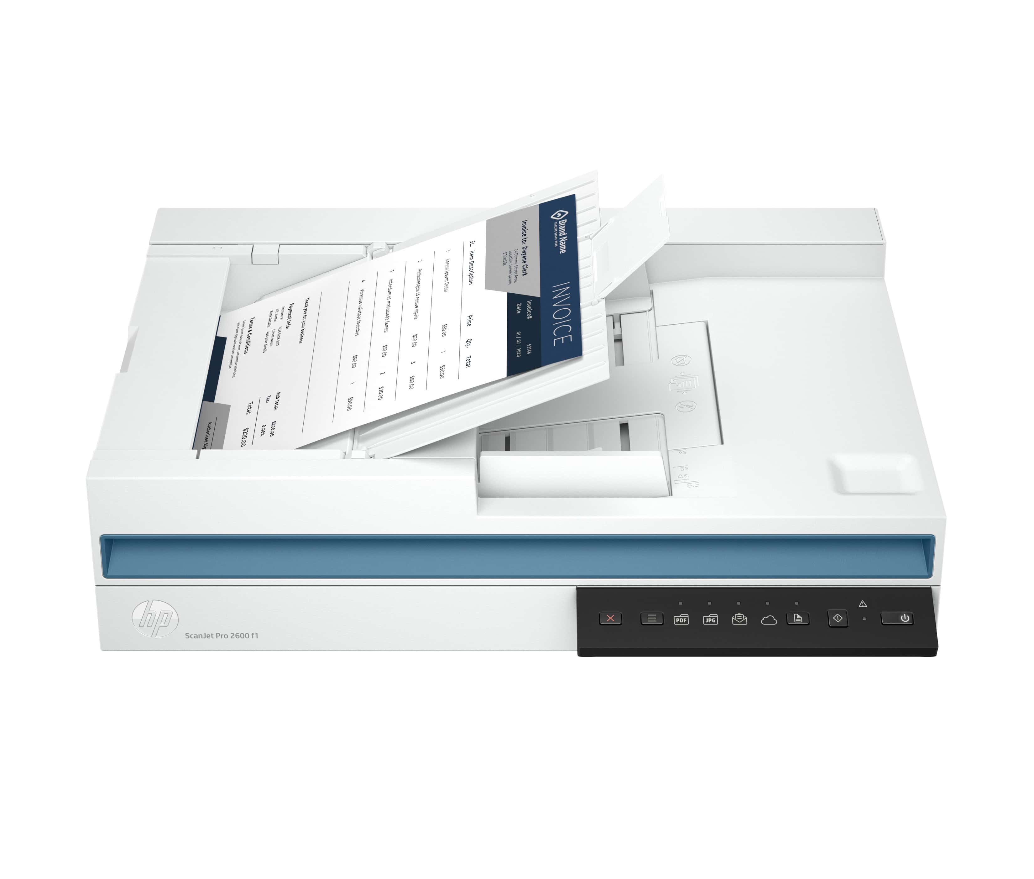 HP ScanJet Pro 2600 f1 Flatbed scanner 1200 x 1200 DPI A4 Wit (20G05A#B19) thumbnail