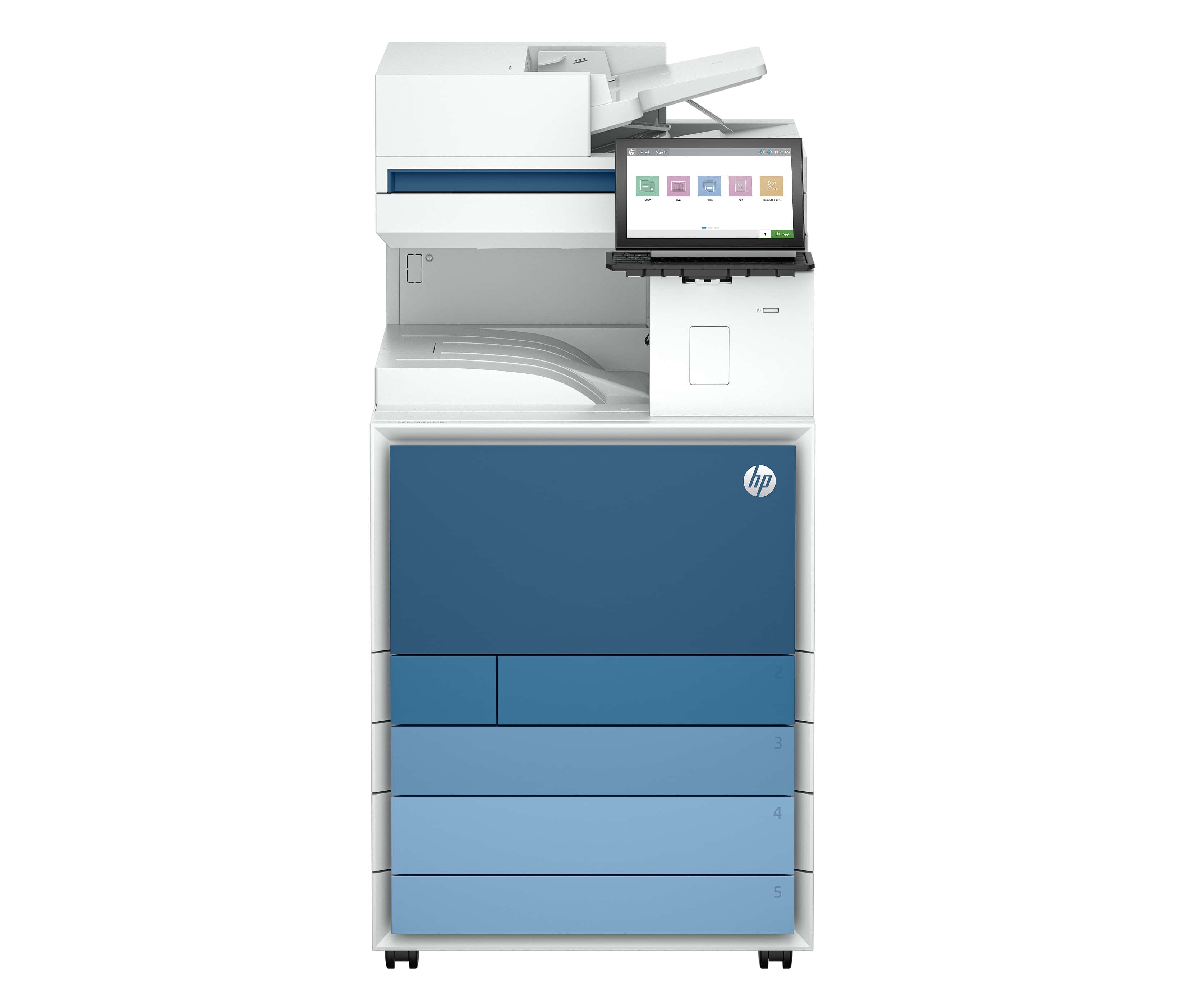 HP LaserJet Enterprise 8801z Multifunction Kleur Printer, Alleen Ethernet; Dubbelzijdig; Kopieerapparaat, scanner (9S183A#B19) thumbnail