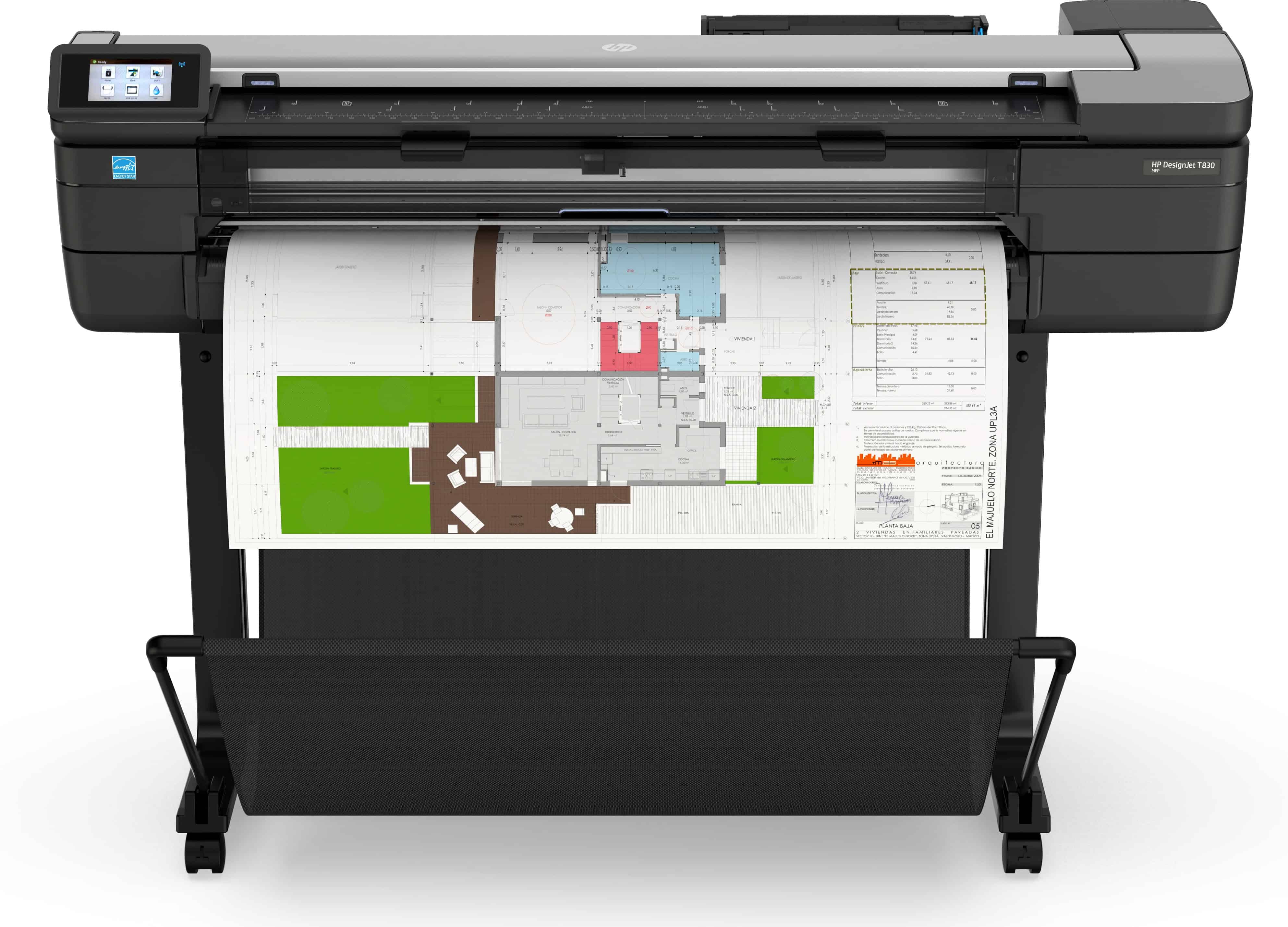 HP Designjet T830 36-inch multifunctionele printer (F9A30D#B19) thumbnail
