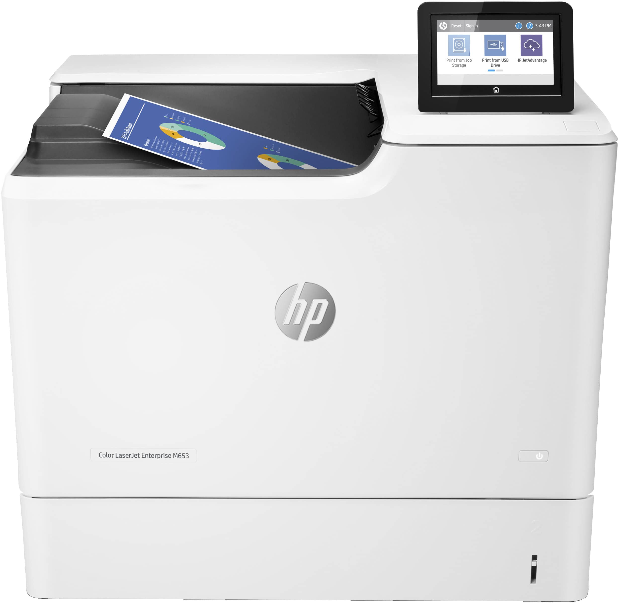 HP Color LaserJet Enterprise M653dn, Print (J8A04A#B19) thumbnail