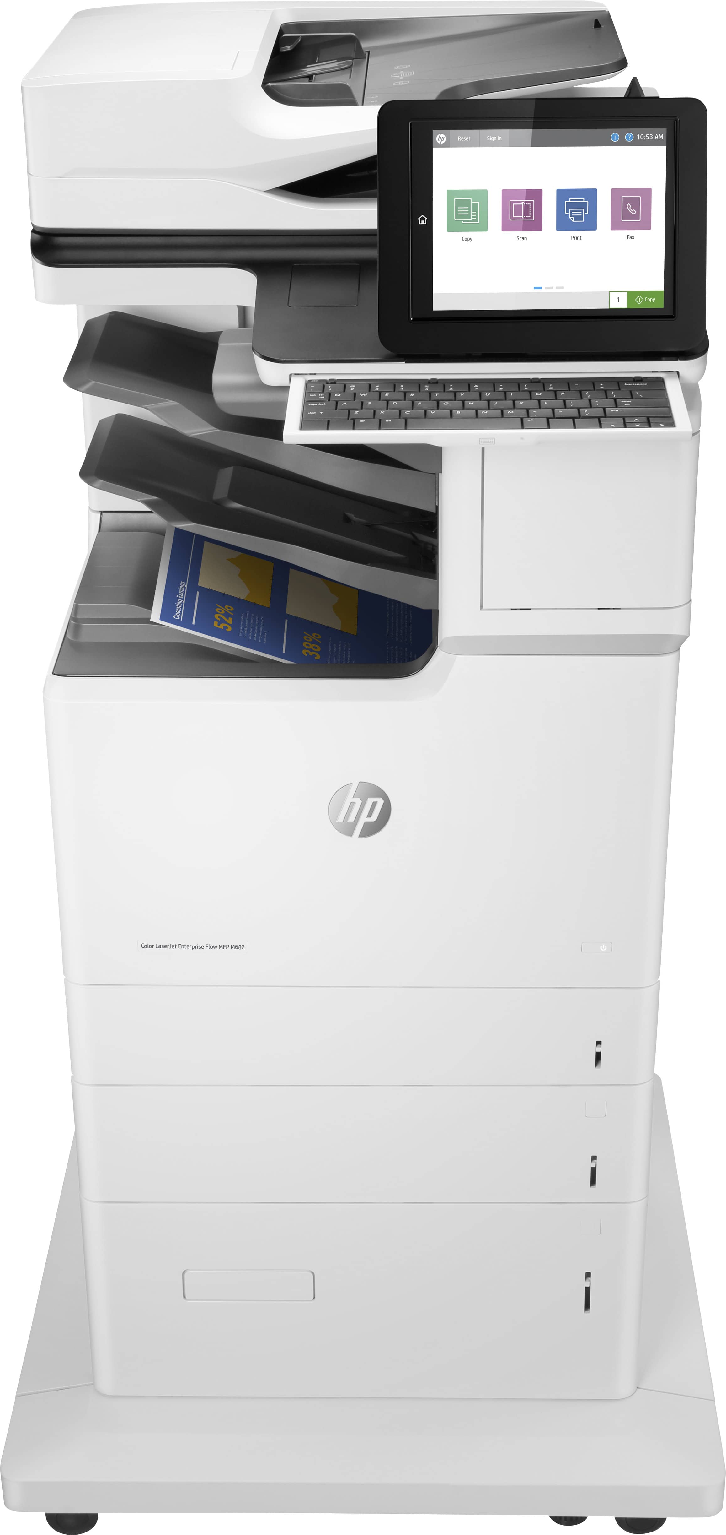 HP Color LaserJet Enterprise Flow MFP M682z, Printen, kopiëren, scannen, faxen (J8A17A#B19) thumbnail