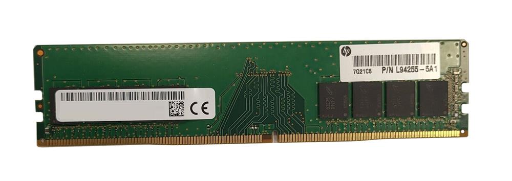 HP 16GB DDR4 1Rx8 PC4 3200 NON-ECC DIMM Workstation/Desktop memory NON ECC (L94255-5A1-R4) thumbnail