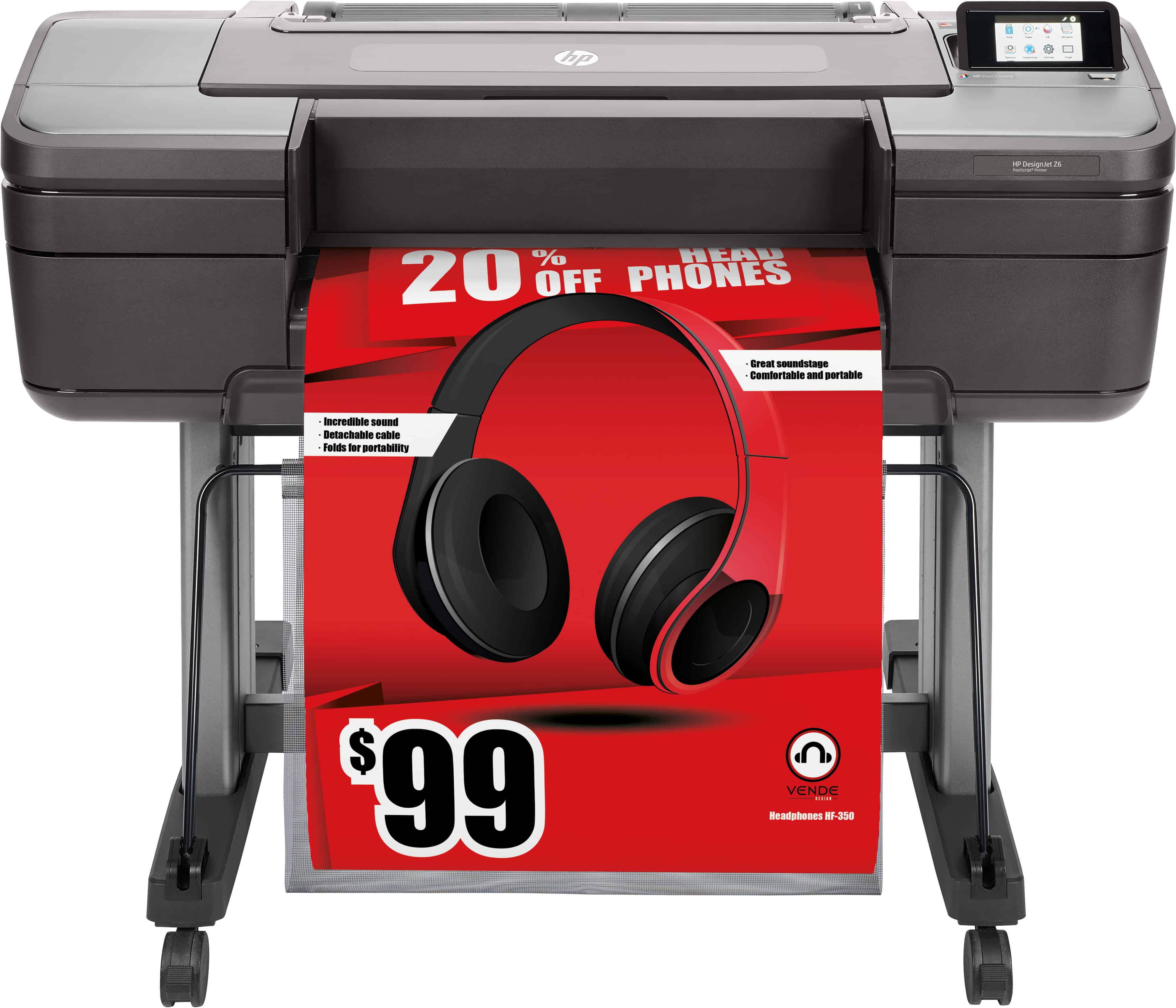 HP Designjet Z6 24-inch PostScript-printer (T8W15A#B19) thumbnail
