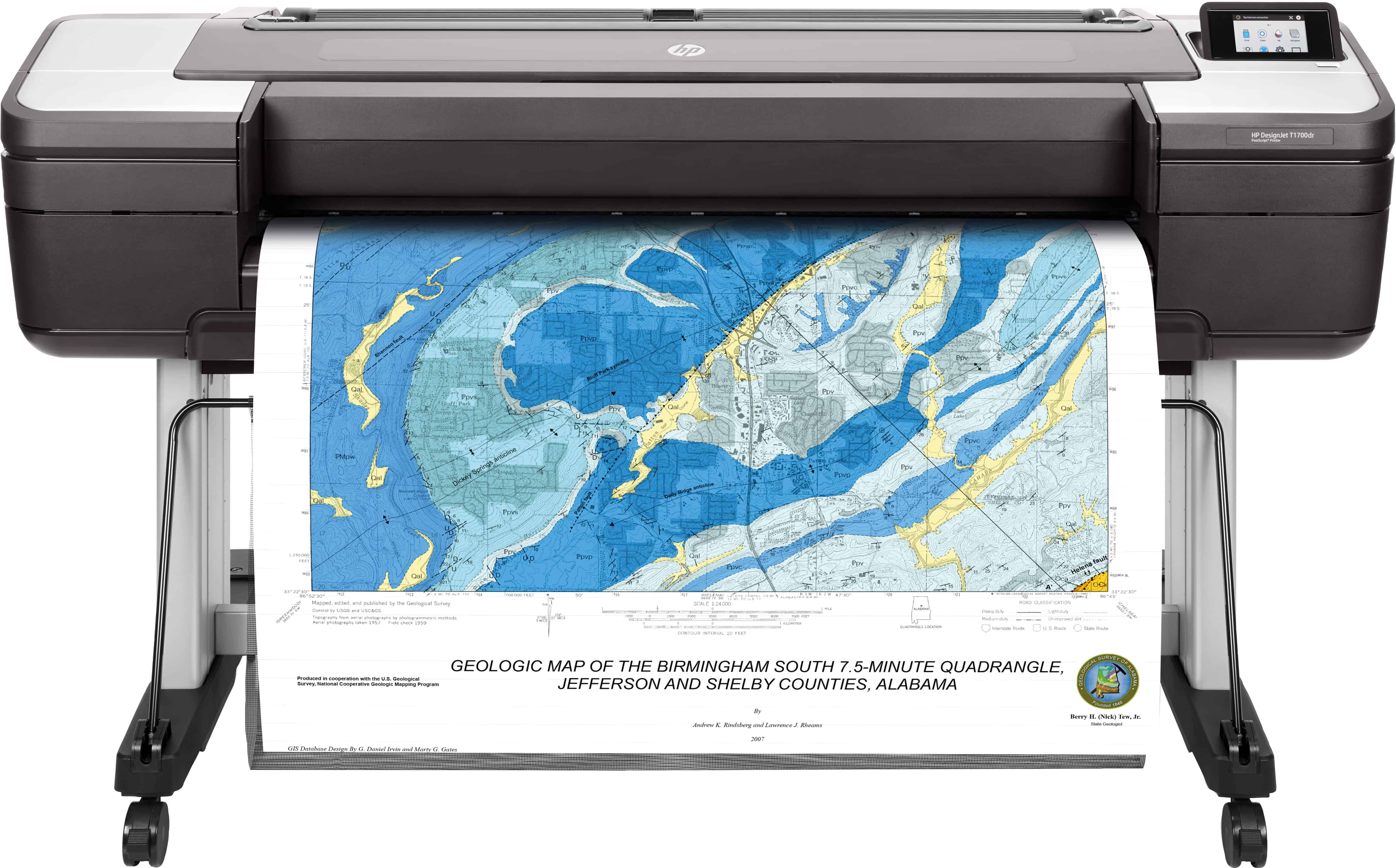 HP Designjet T1700dr 44-inch printer (W6B56A#B19) thumbnail