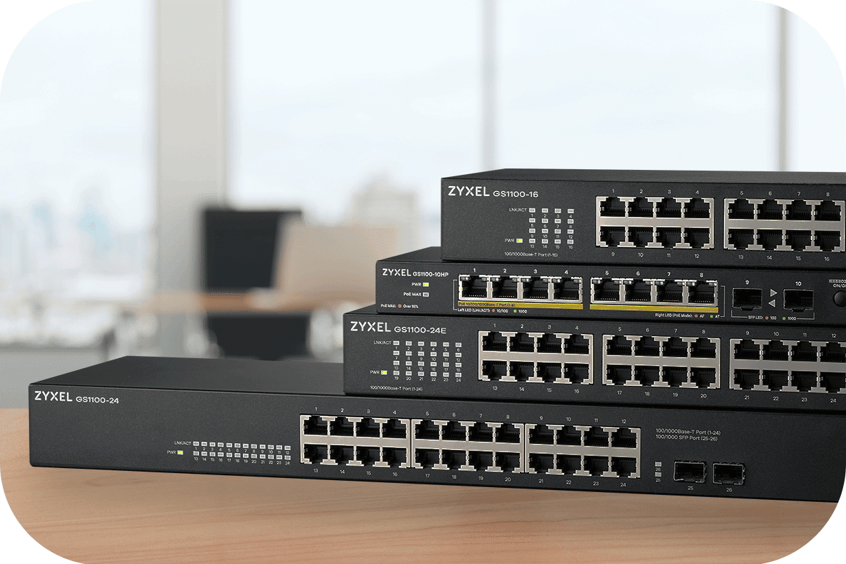 Zyxel GS1100-16EPS Slimline PoE+ 135W 16 port Gigabit - DIP selectorUnmanaged Switch (GS1100-16EPS) thumbnail