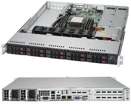 Supermicro SuperServer 1019P-WTR Intel C622 LGA 3647 (Socket P) Rack (1U) Zwart (SYS-1019P-WTR) thumbnail