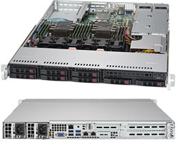 Supermicro SuperServer 1029P-WTR Intel® C621 LGA 3647 (Socket P) Rack (1U) Zwart (SYS-1029P-WTR) thumbnail