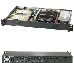 Supermicro SuperServer 5019C-L Intel C242 LGA 1151 (Socket H4) Rack (1U) Zwart (SYS-5019C-L) thumbnail